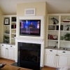 Painted & Glazed Built-ins - Built for Steve Thomas Construction