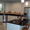 Glazed Thermofoil w/Black Granite Tops - Built for George Hoffman Construction