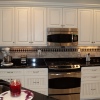 Glazed Thermofoil w/Black Granite Tops - Built for George Hoffman Construction