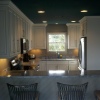 White Satin w/Charcoal Glaze - Built for Ken Green & Associates