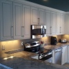 White Satin w/Charcoal Glaze - Built for Ken Green & Associates