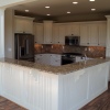 Glazed Thermofoil w/Granite Tops - Built for Shoreline Builders