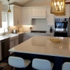 White Shaker w/Painted Island - Built for Mancuso Development