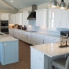 White Shaker w/Painted Island - Built for Mancuso Development